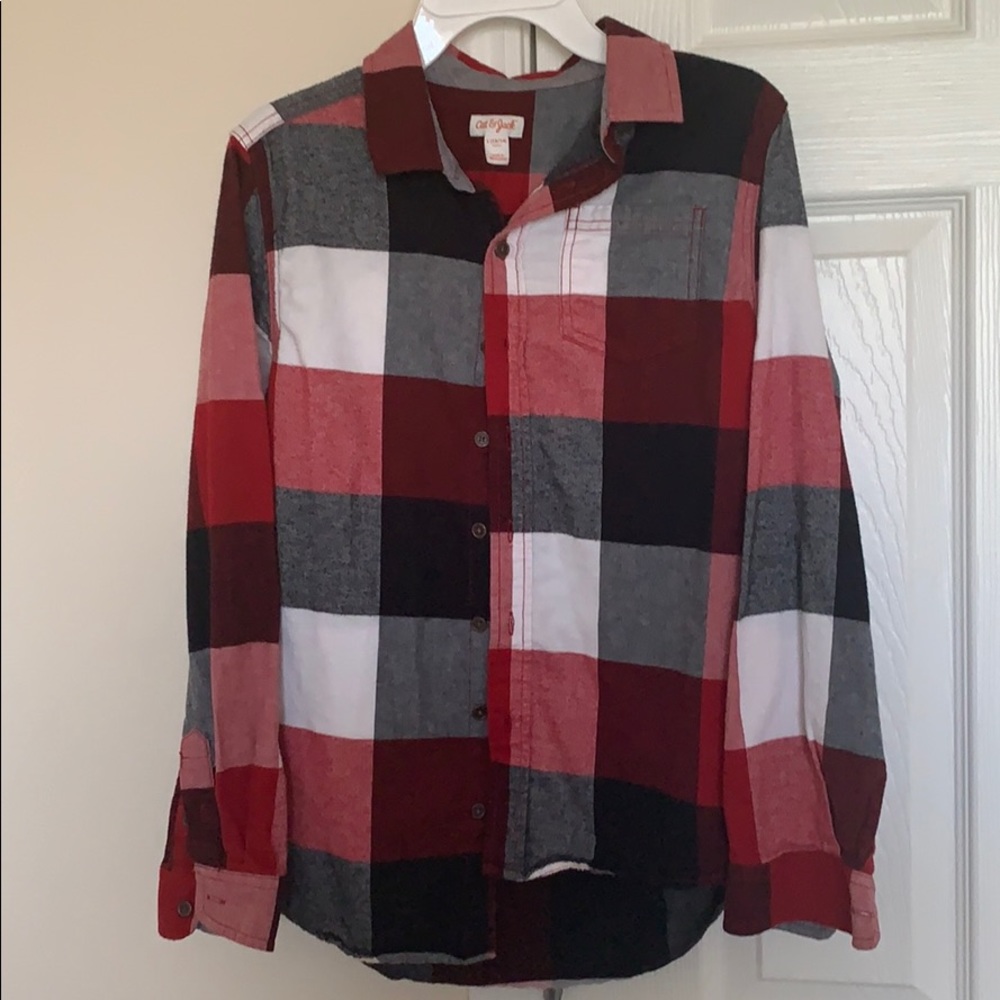 Boys Cat & Jack Flannel Shirt